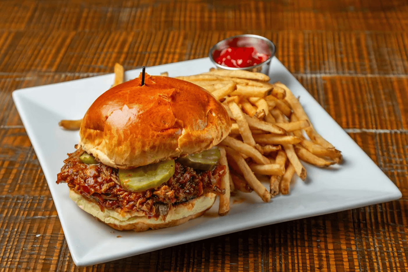Blackstone Bar & Grill — tables and TVs