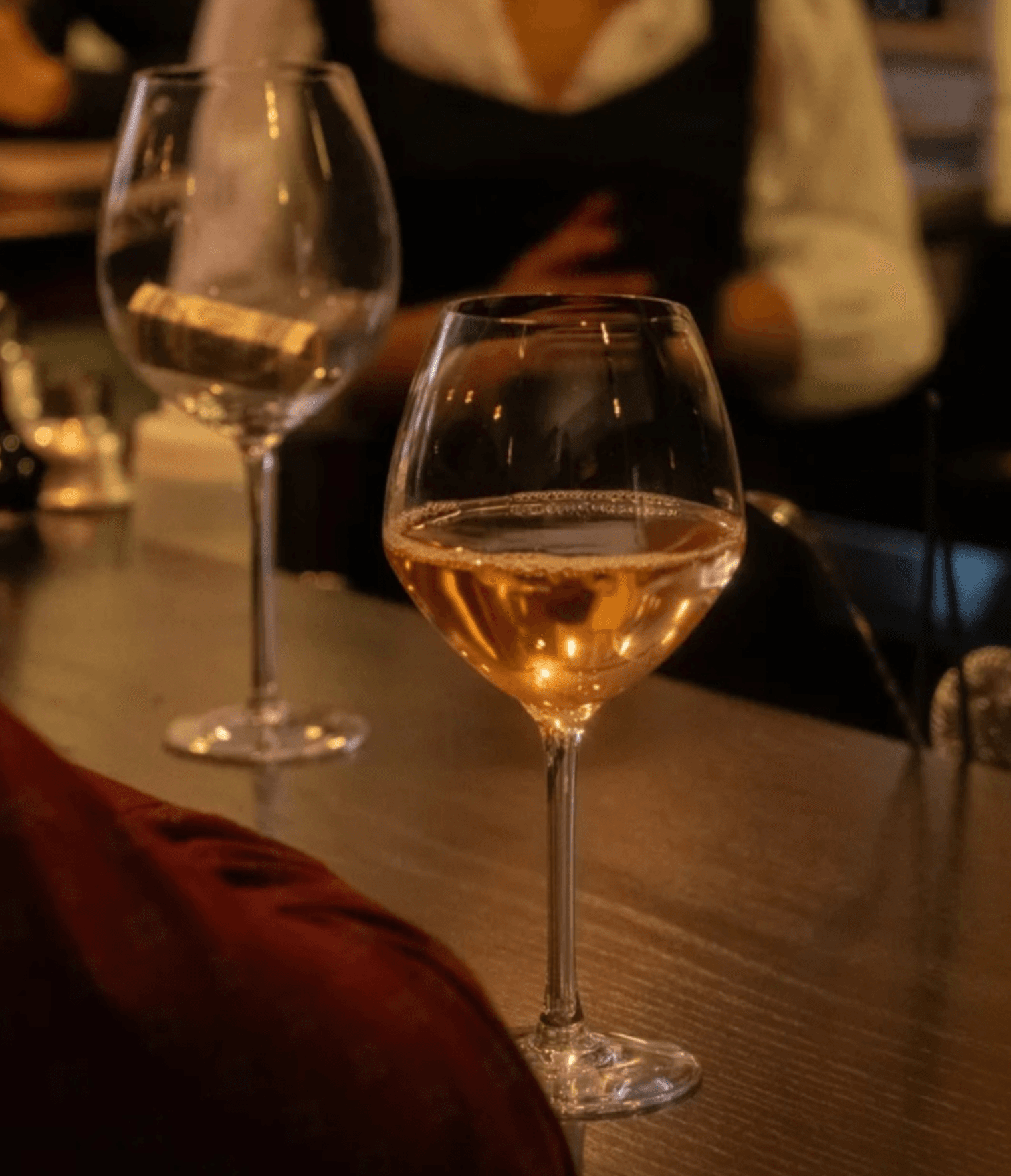 Cote Wine Bar — bar and guests