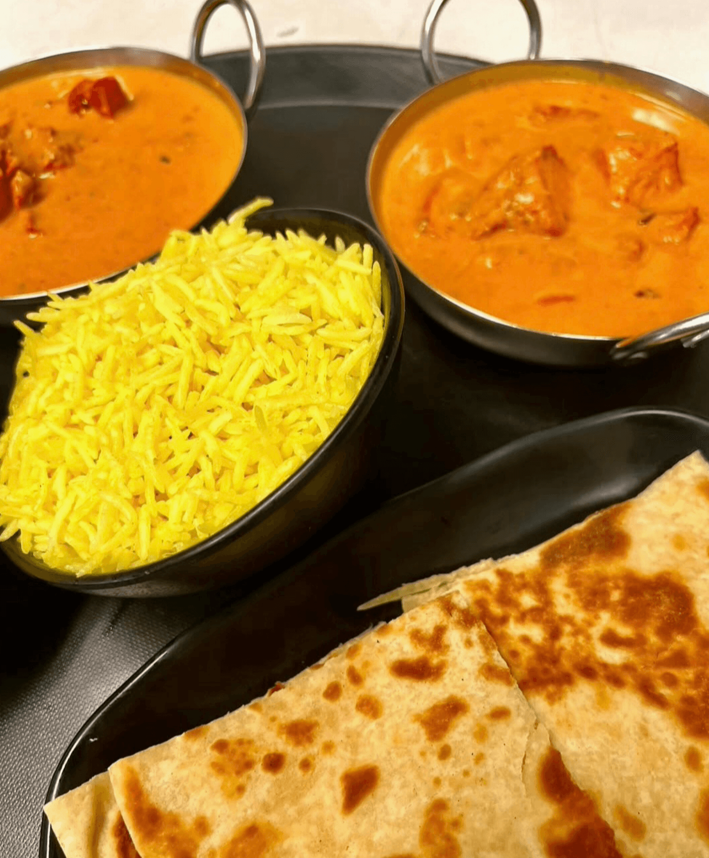 Neem Indian Cuisine — dishes from the kitchen