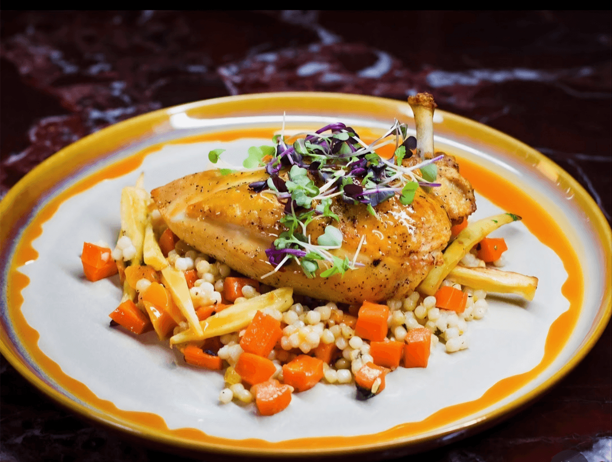 Sahra Mediterranean Cuisine — restaurant exterior and branding, Riverdale Avenue, Bronx